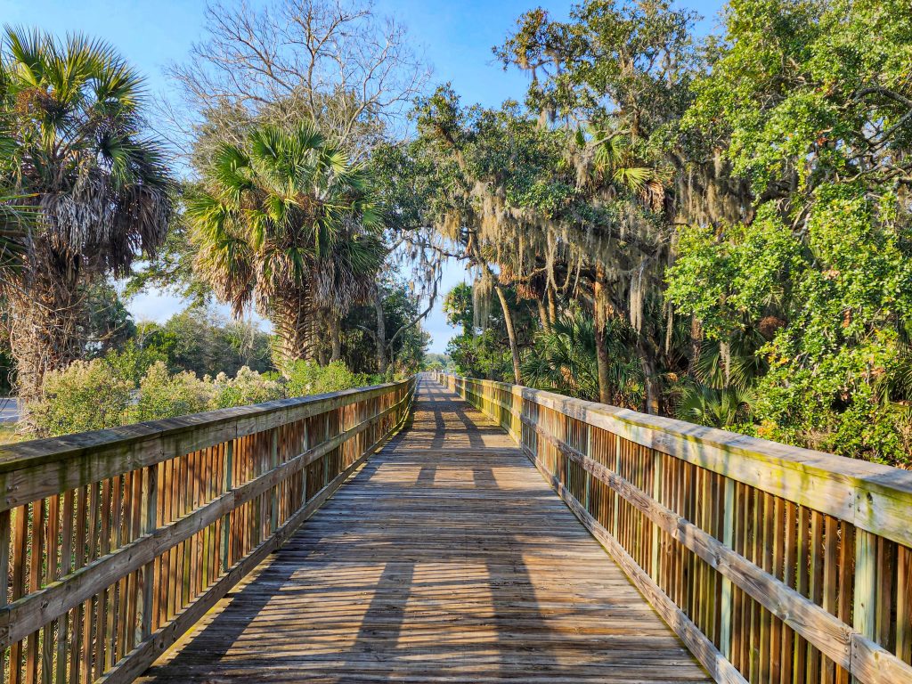 Boardwalk on the Timucuan Trail Amelia Island Florida