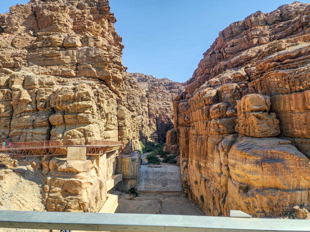 Wadi Mujib- entrance