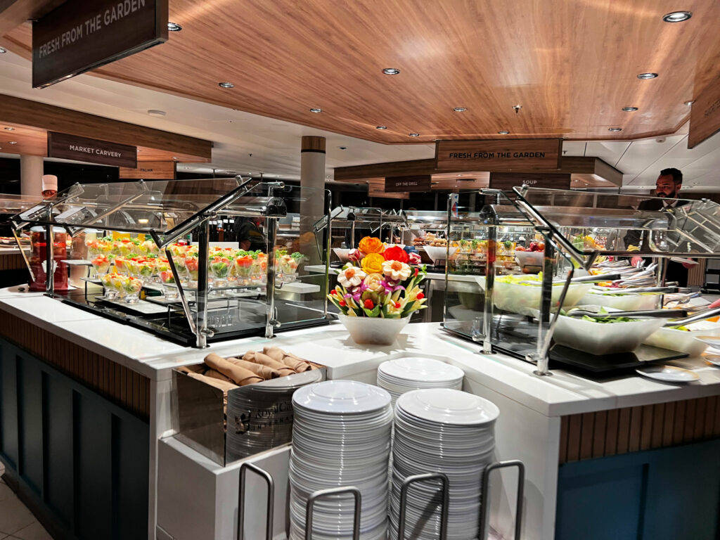 one of dozens of buffet stations on Wonder of the Seas Photo by Melody Pittman