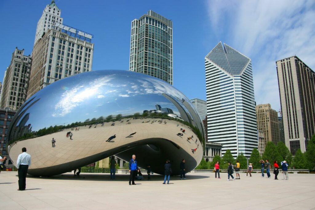 Chicago Il- Millennium Park Cloud Gate