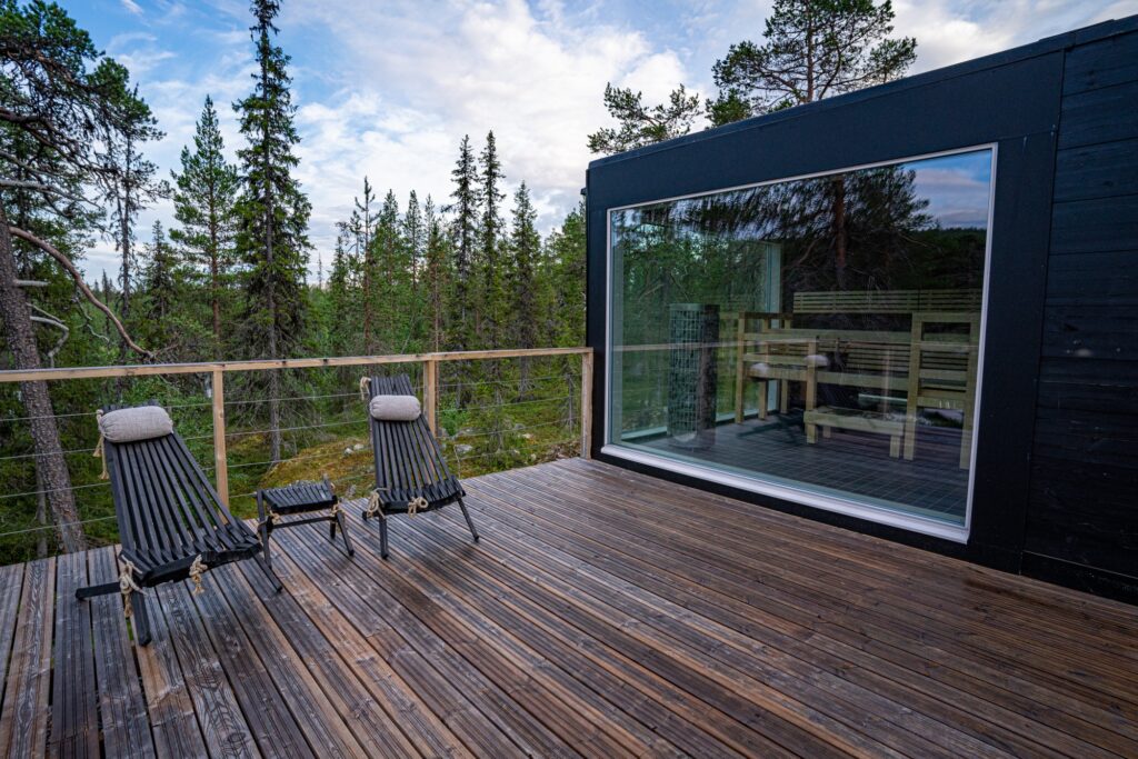 Sauna at Arctic Skylight Lodge Yllas Finland
