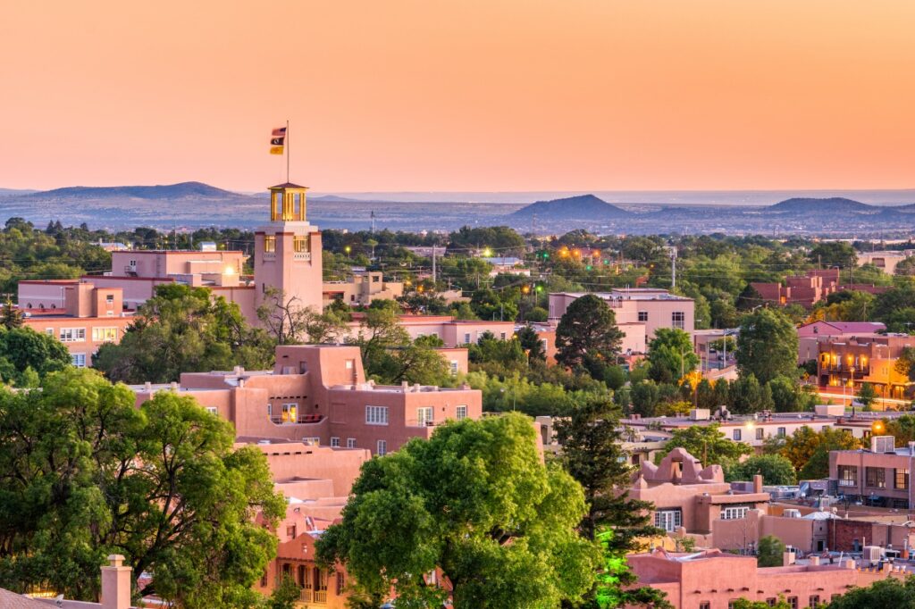 Santa Fe, New Mexico, USA via Deposit Photos