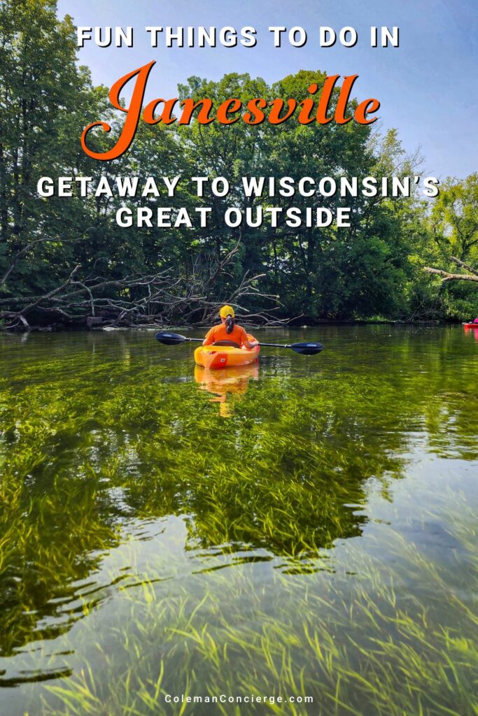 Kayaking in janesville Wisconsin