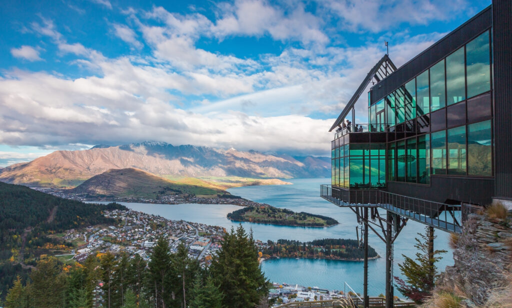 View of Queenstown and The Remarkables, Queenstown New Zealand