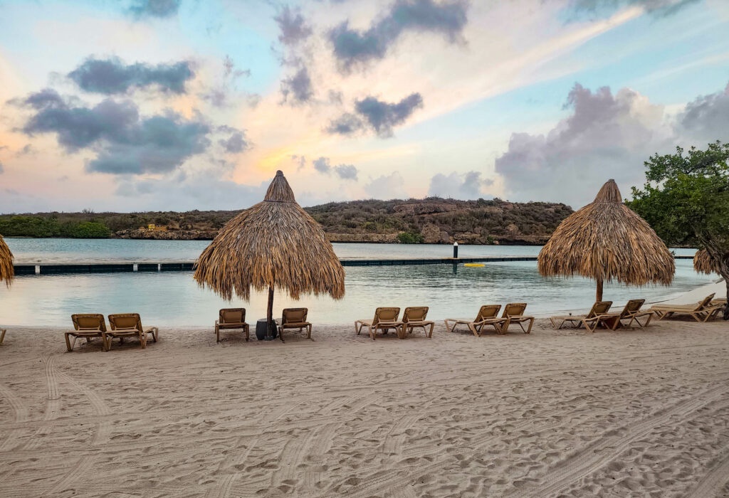 Early morning beach Sandals Royal Curacao Resort