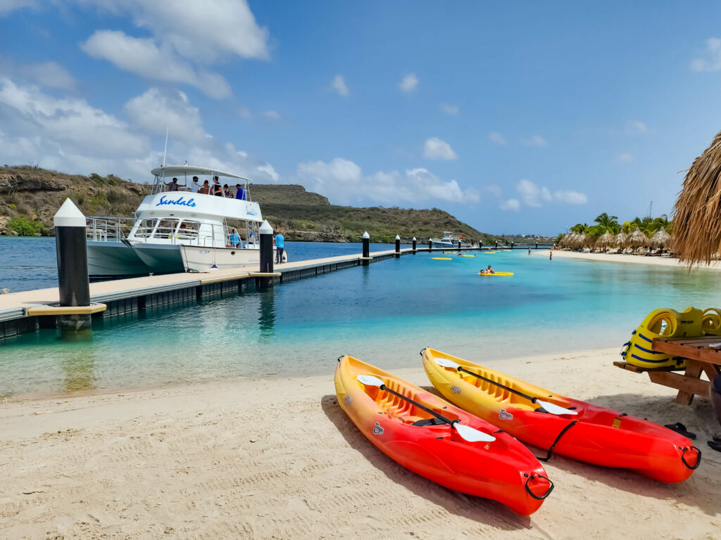 Kayaks at Sandals Royal Curacao Resort