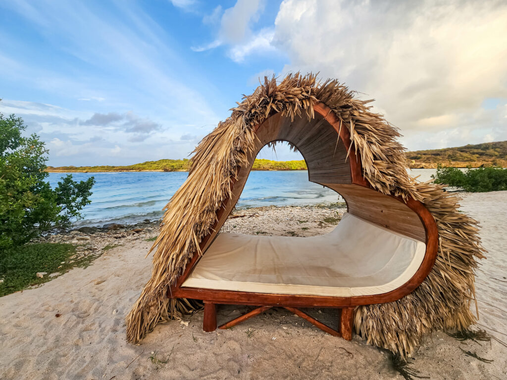 Sandals Royal Curacao Resort Beach heart chair