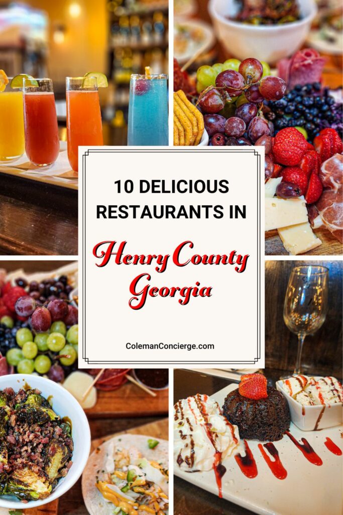 Food and drinks from Our Zen Henry County Georgia